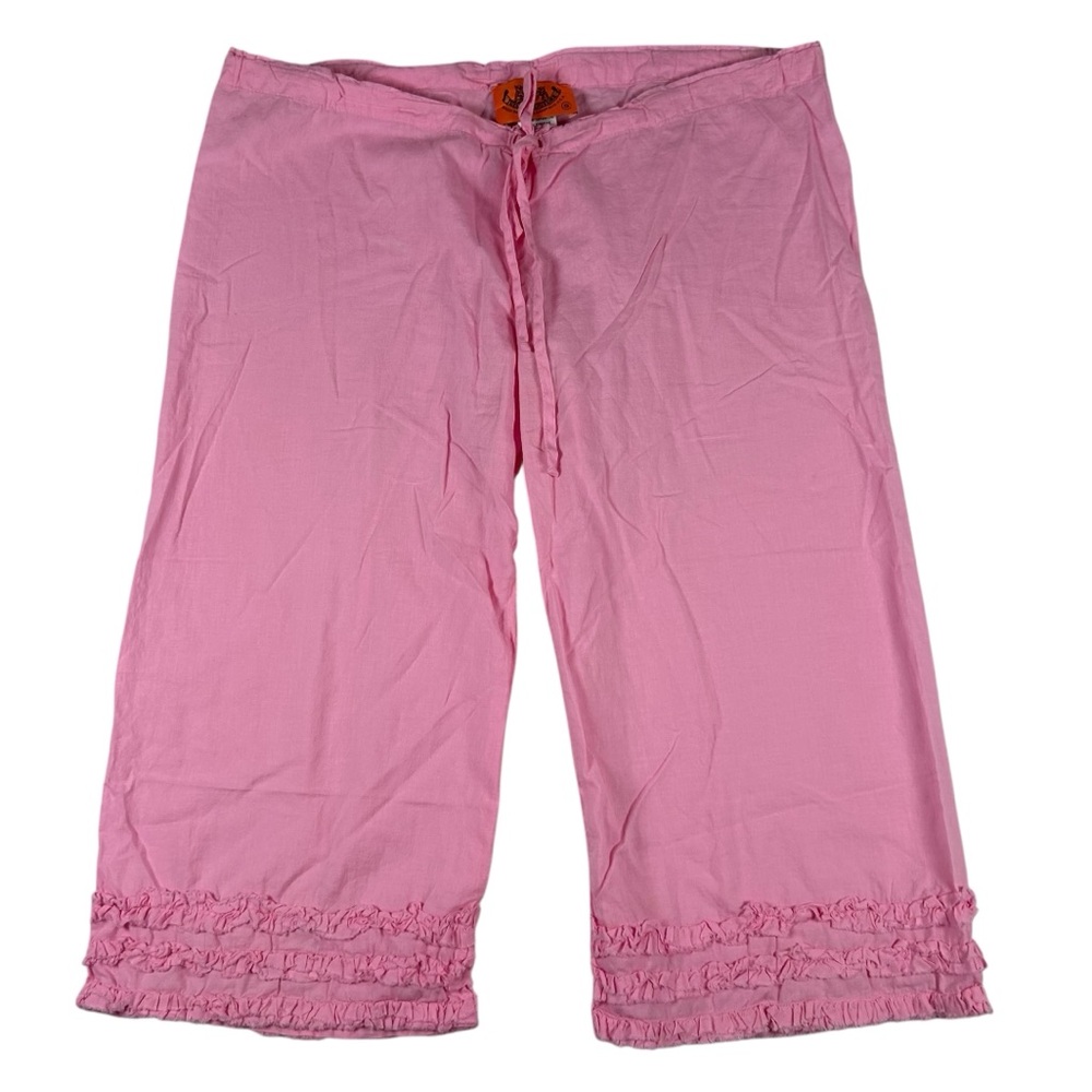Vintage Y2K Juicy Couture Cotton Ruffle Hem Bloomers - RARE Hard To Find - Small